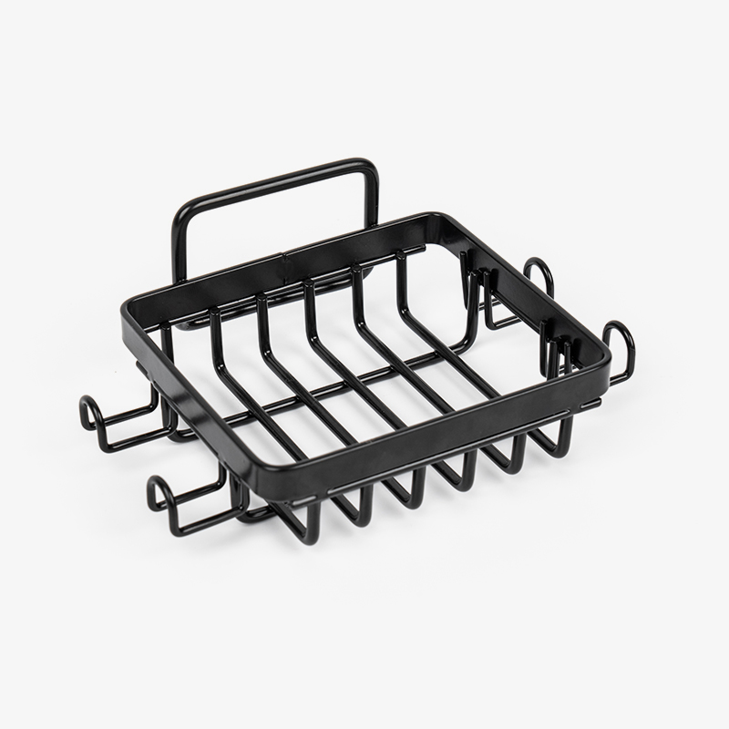 シャワー用ブラックステンレススチールバーソープホルダー