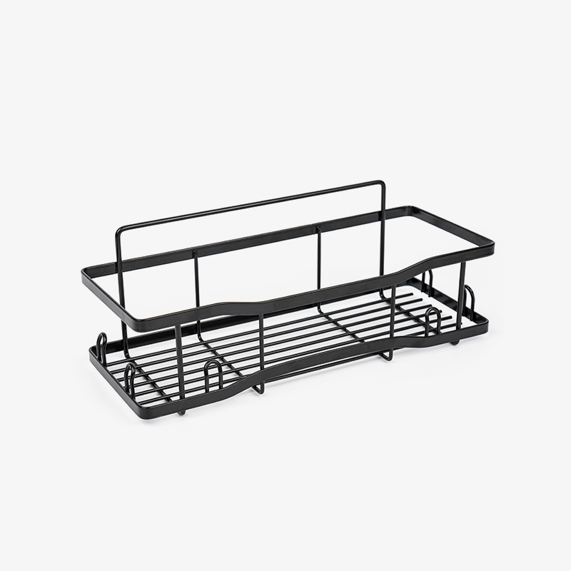 キッチンとバスルーム用の壁に取り付けられた金属ワイヤー収納バスケット