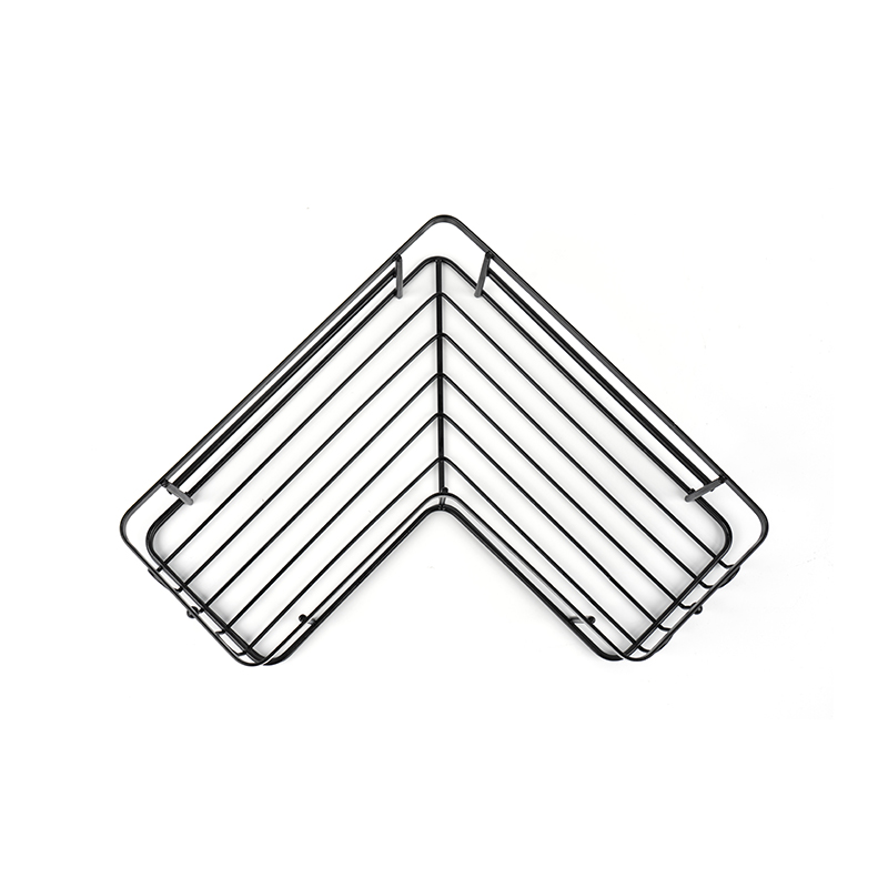 ブラックコーナーシャワーキャディ壁掛けステンレス鋼