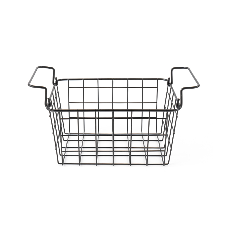 金属ワイヤーメッシュ積み重ね可能なユーティリティ収納箱、大きな長方形