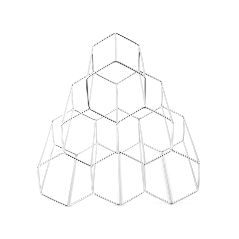 カウンタートップ用3段自立式ワインボトルラック