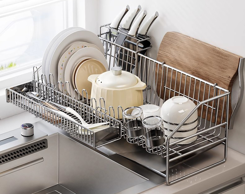 304 ステンレス鋼の調理器具ホルダーは小さなキッチンにとって理想的な選択肢ですか?